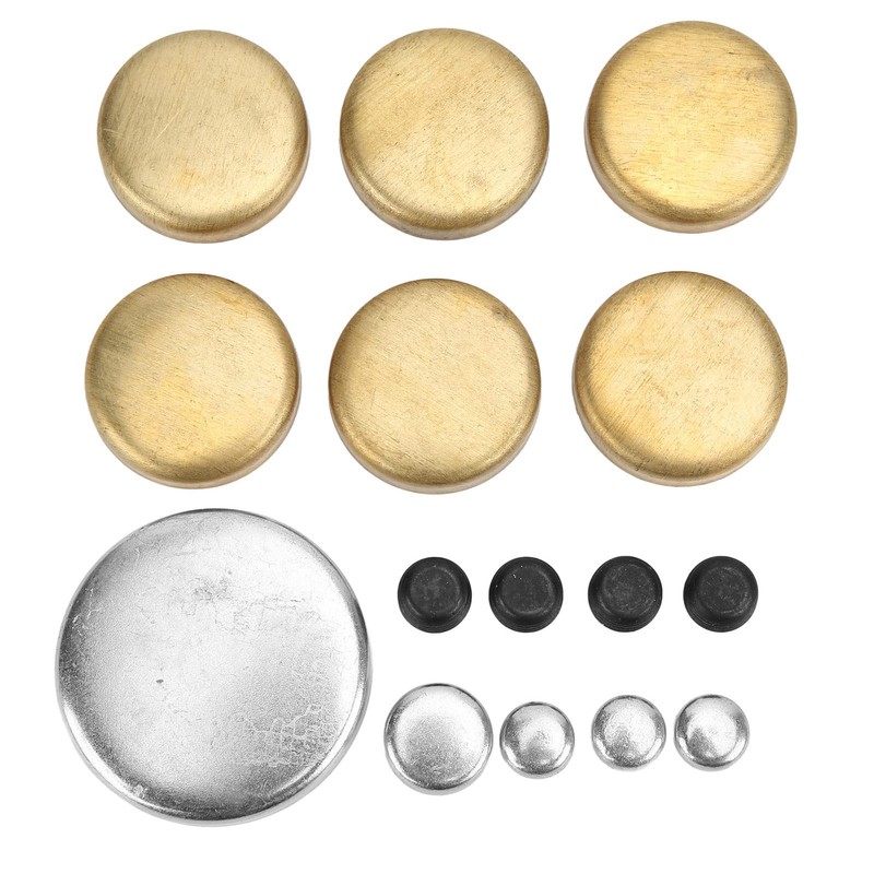 MPE-108BR Brass Freeze Plug Set Replacement for Small Block 255ci