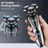 Dexmary 3-in-1 Electric Shavers for Men, LED Display, IPX7 Waterproof