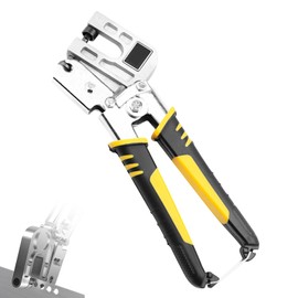 Handle Bolt Crimper Drywall Pliers: LEKEFETO Lightweight Steel Keel Fixed Punch Pliers Professional Grip Bolt Crimper Stand Composite Pliers Lightweight Steel Keel Fixed Punch Pliers for Decoration