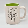 Rae Dunn I DON'T CARROT AT ALL Mug - Green