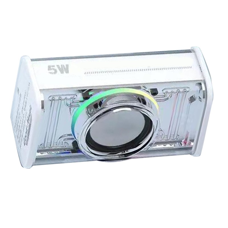Bluetooth Speaker with Colorful Lights Loud Subwoofer Surround Sound Rechargeable
