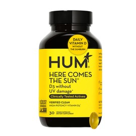 HUM HUM Here Comes The Sun - Immune Supplement with Vitamin D & Calcium for a Healthy Immune System - Supports Radiant Skin, Mood + Bone Health (30-Count)