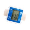 1pc K24 Turbine Digital Diesel Oil Fuel Flow Meter Gauge