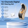 BONATIOZ Rechargeable Hearing Aid for Seniors Adults, 16-Channels Digital Receiver-in-Canal