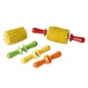 Zyliss E40001 Corn Cob Holders, Plastic/Stainless Steel, Multicoloured, 8X Holders/Skewers/Forks