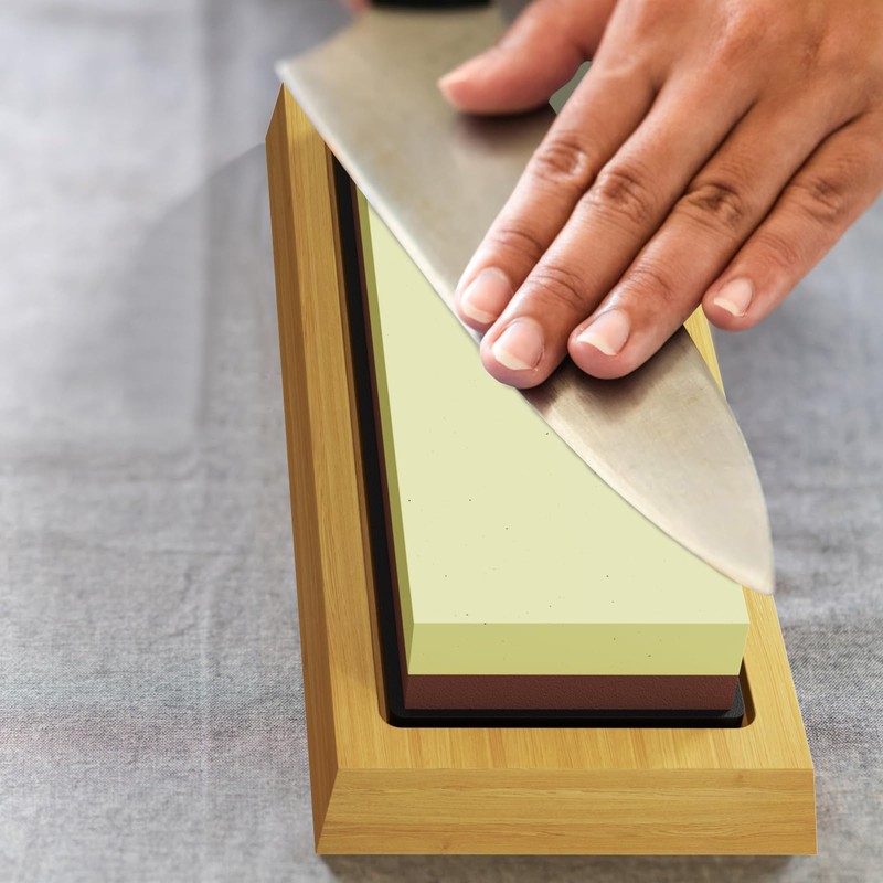 Knife Sharpening Stone Set, KERYE Professional Japanese Whetstone Knife Sharpener