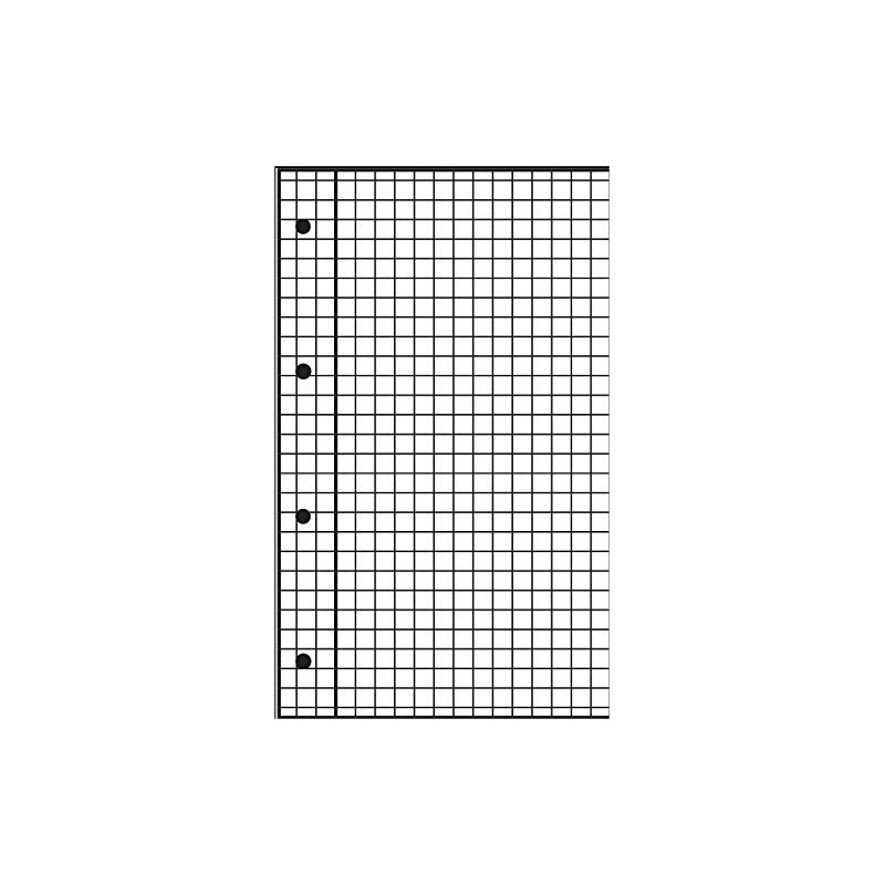 LANDRÉ 'Recycled' DIN A4 + College Notepad Squared 80 Sheets