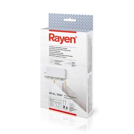 Rayen 39 Tendedero Plegable, Resina, Blanco, 10 m