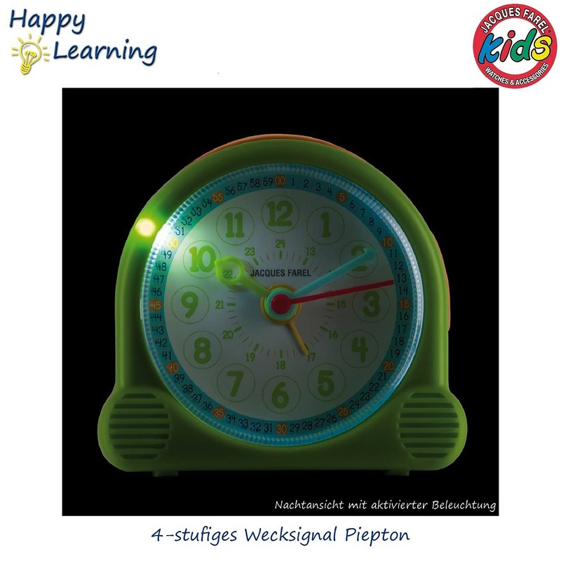 JACQUES FAREL Happy Learning ACL 02 Children's Alarm Clock Learning