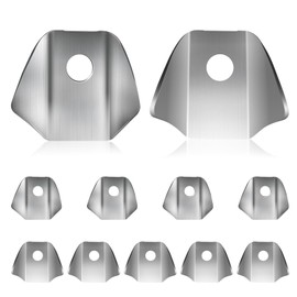 13 Gauge Weld Tabs with 3/8 Hole 0.09Thick 1-3/4 Wide/Long, Heavy Duty Welding Tabs for Metalworking and Equipment Repair(11 PCS)