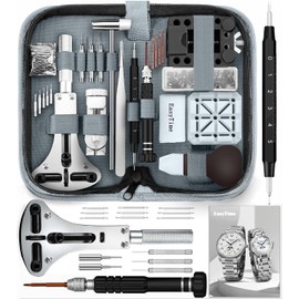 Kit de Reparación de Relojes EasyTime con 147 Piezas y Herramientas Profesionales
