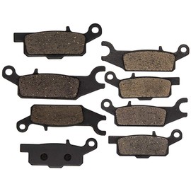 NICHE Brake Pad Kit for Yamaha Grizzly 700 550 3B4-W0045-00 3B4-W0045-10 Front Rear Organic