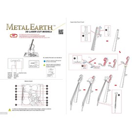 Metal Earth Bass Fiddle 3D Metal Model Kit Fascinations