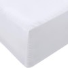 ACRALI HOME Double Fitted Sheet - White Bottom Sheet for
