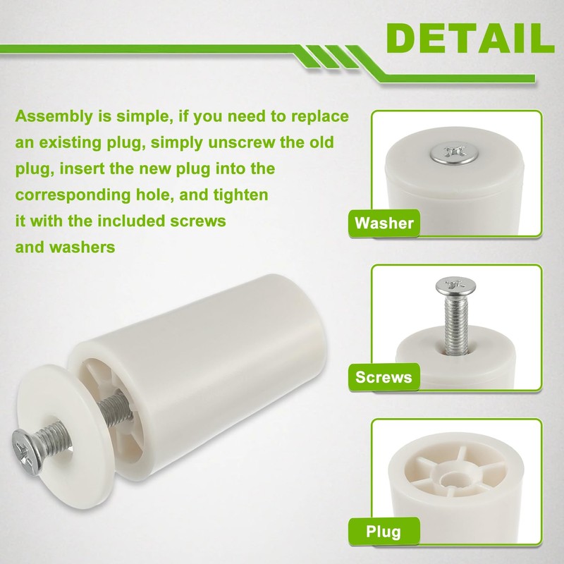 EPLZON 40mm White Roller Shutter Stop for Roller Blind &