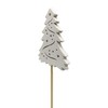 DARO DEKO Wooden Flower Stakes, Christmas Tree Stakes, 36 cm