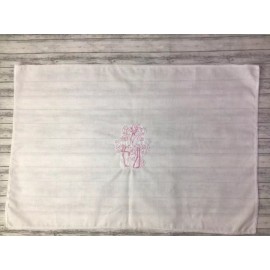 BeachcraftersEMB Pink Flamingos Embroidered Decorative Toilet Paper Wrap - Bathroom Decor
