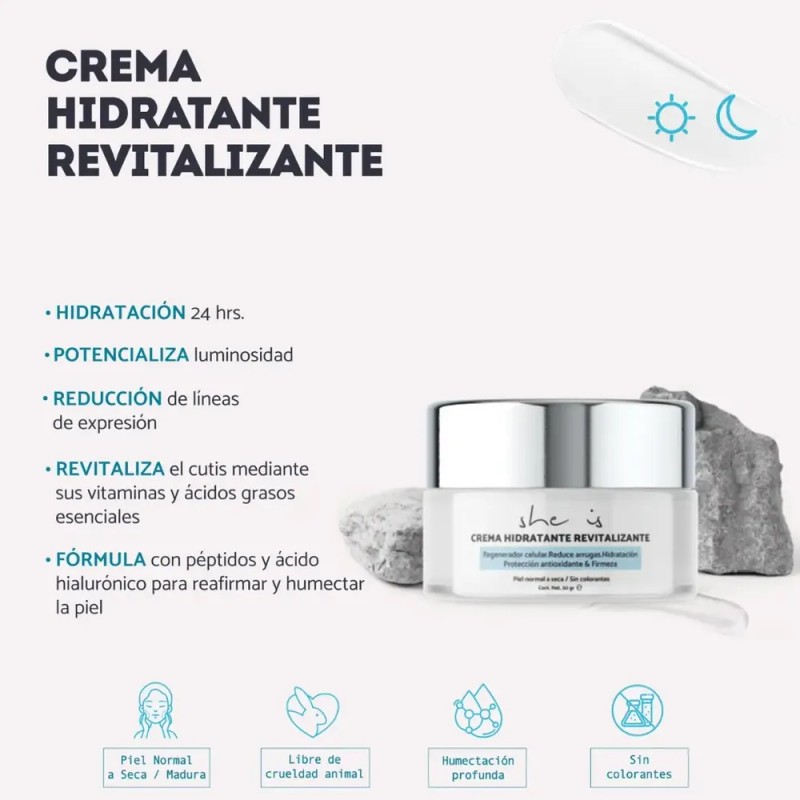 Set Facial Antiedad She Is Skincare (2 Piezas)