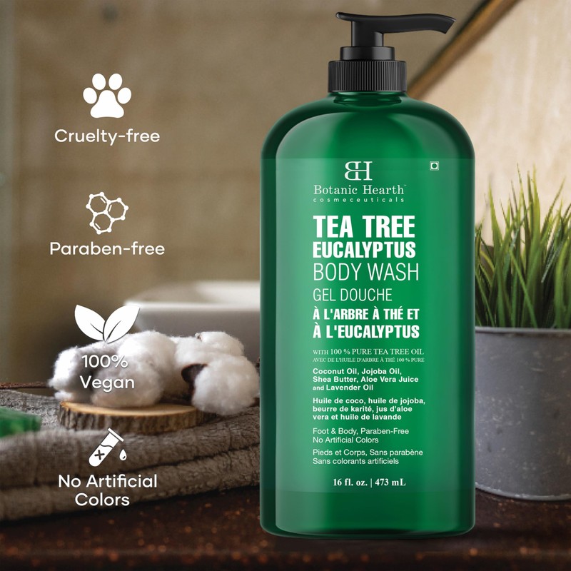 Botanic Hearth Eucalyptus & Tea Tree Body Wash | 16