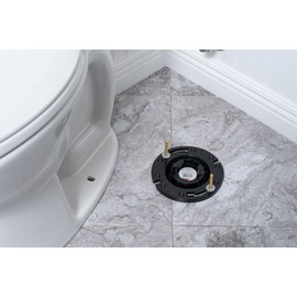 Oatey 3 in. or 4 in. PVC closet flange with plastic ring w/o test cap