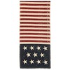Hobby Lobby Vintage American Flag Table Runner, Distressed Cotton Blend,