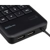 Elecom TK-TCM014BK Wired Membrane, Small, USB Port, Heavy Duty, Black
