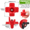 8 Pcs Chicken Water Nipples Automatic Poultry Waterer Non Leak
