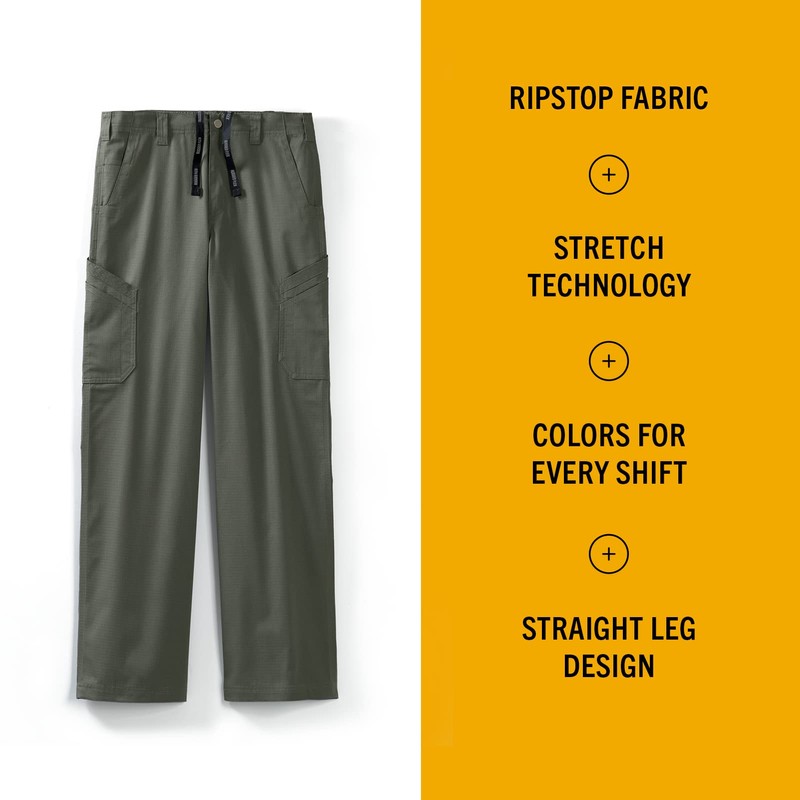 Carhartt Men’s Rugged Flex Ripstop Multi Cargo Pant — Olive,