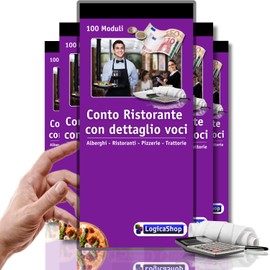 LogicaShop ® Account Block Orders Restaurant with Details Entries - Receipt Pizzeria Trattoria (5)