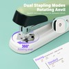 WORPSON Metal Stapler, 6.5-Inch Desktop Stapler, 25 Sheet Capacity, Includes