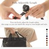 Shoulder strap, Shoulder bag, strap, synthetic leather, approx. 0.7 inch