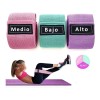 ArgenMex Set De 3 Bandas Elásticas Circulares Alt/med/baj Profesional