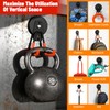 Xiuouix 4 Pack Heavy Duty Magnetic Garage Hooks,No Drill Installation
