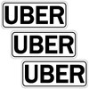 3PCS Delivery Vehicle Car Magnet, Flex Driver Car Signs, Delivery