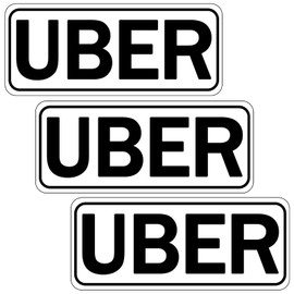 3PCS Delivery Vehicle Car Magnet, Flex Driver Car Signs, Delivery Driver Magnetic Signs Car Door and Bumper Sign, High Reflective Waterproof Weather-Resistant