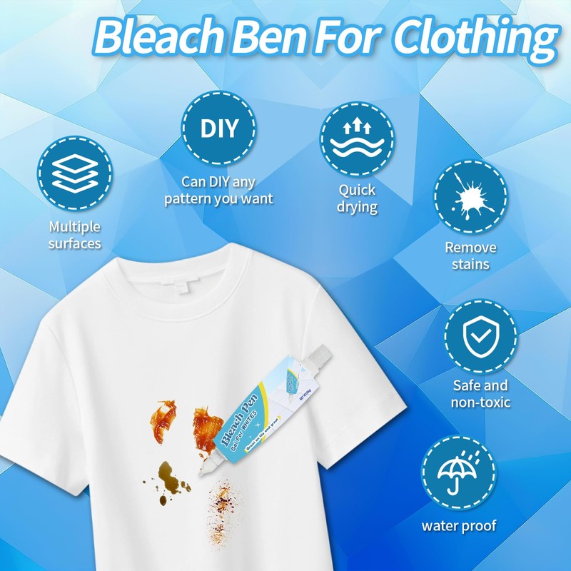 Bleach Pen, Bleach Pen For Clothing, Stain Remover Pen, Instant