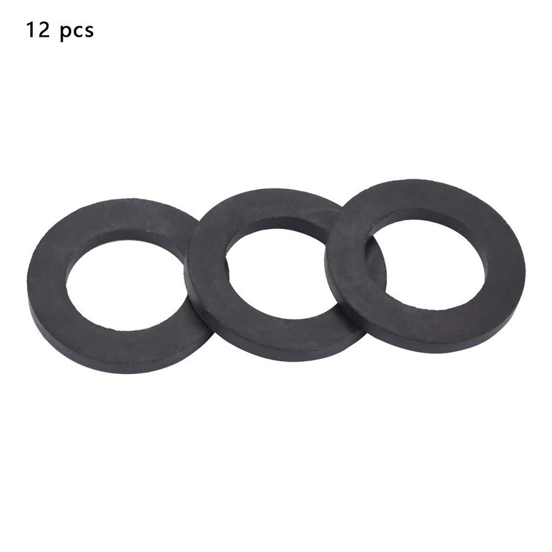 12pcs Washer Ring Shower Faucet Water Pipe Rubber Replacement for