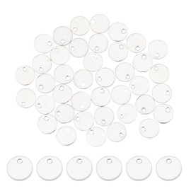 DICOSMETIC 40Pcs 4mm 925 Sterling Silver Round Stamping Blanks Engravable Coin Disc DIY Craft Jewellery Blank with Holes for Necklace Bracelet Earring Jewelry Making