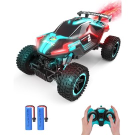 DEERC 33755B RC Car, Toy for Children, Offroad, High Speed, RC Car, 1:20 Scale, Small, Remote Control Car, 80 Minutes, Alloy Body, Quiet, Easy to Operate, 2.4 GHz, Elementary School Students, Junior High School Students, Boys, Birthday, Gift, Christmas G