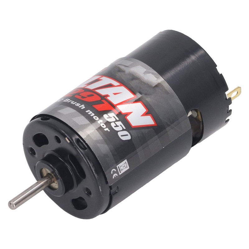 RC Brushed Motor with 1/3 Reduction Gearbox 550 Universal Brushed