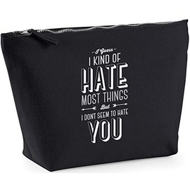 Hippowarehouse I guess I kind of hate most things but I don't seem to hate you printed make up cosmetic wash bag 18x19x9cm