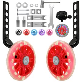 HAWENS Kids Bike Training Wheels - Universal Stabilizer Kit for 12-20 Inch Bicycles