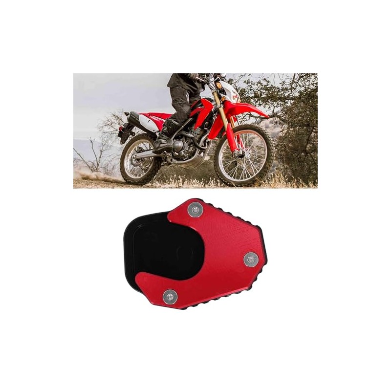 CHICIRIS Motorcycle Kickstand Extender Foot Side Stand Extension Pad Anti-Slip