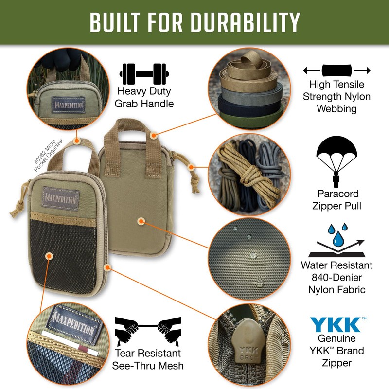 Maxpedition Micro Pocket Organizer (Khaki)