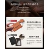 LuoLuo Men's Commuter Pass Case, Holds 5 Cards, Genuine Leather,
