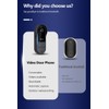Winnes Doorbell with Camera, 1080P Wireless Video Doorbell, IP65 Rainproof,