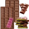 2 Packs Silicone Chocolate Bar Mold, Non Stick Dubai Pistachio