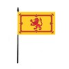 Scotland Lion Small Hand Waving Flag 6" x 4" Rampant