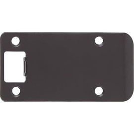 Round Corner Extended Lip Strike Plate, 2-1/4" x 4", (4-1/2" Overall Length), Oil-Rubbed Bronze by Stone Harbor Hardware