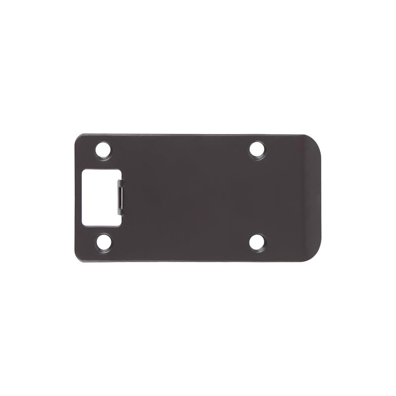 Round Corner Extended Lip Strike Plate, 2-1/4" x 4", (4-1/2"
